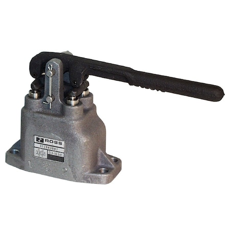 Ross Controls Manual Lever 36 Series, 4/2 Single Detented 1/4 In-Out NPT 3626A2003